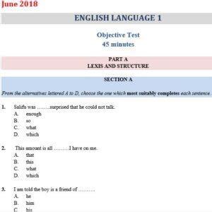 Read Online English Fast Question Paper On Bece 