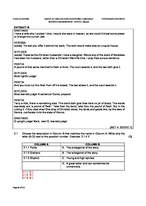 Full Download English First Additional Language Paper 2 November 2011 Memo 