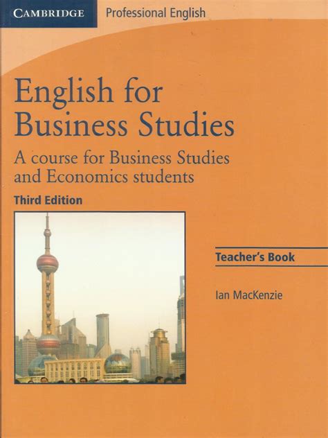 Full Download English For Business Studies Third Edition Teachers Book Pdf 