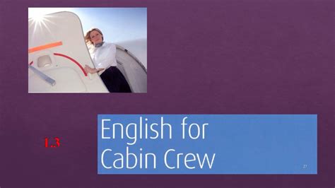 Full Download English For Cabin Crew 