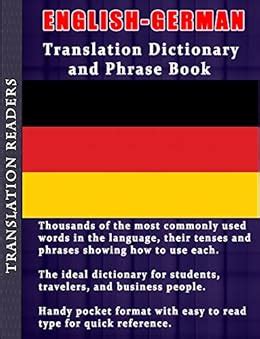 Read English German Translation Dictionary And Phrase Book 