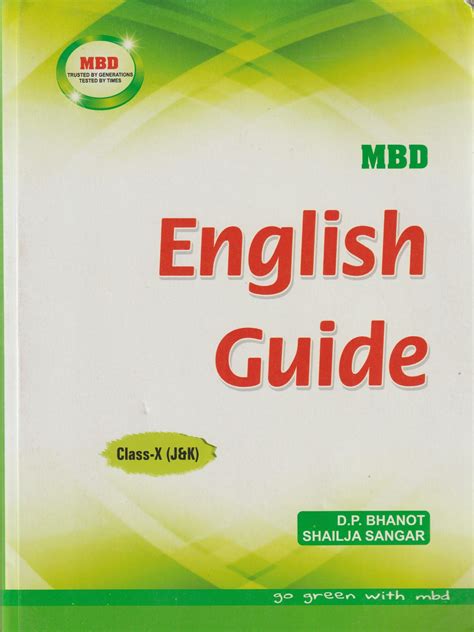 Read Online English Guide Of Class 10Th 