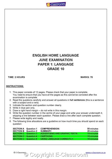 Download English Home Language Paper 2 2013 Fi 
