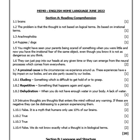 Read English Home Language Paper 2 February March 2012 Memo 