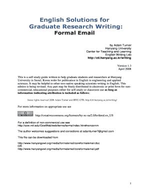 Download English Research Writing Checklist Hanyangowl 