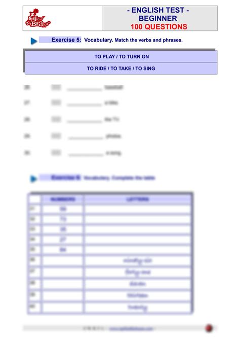Full Download English Test Beginner 100 Questions 
