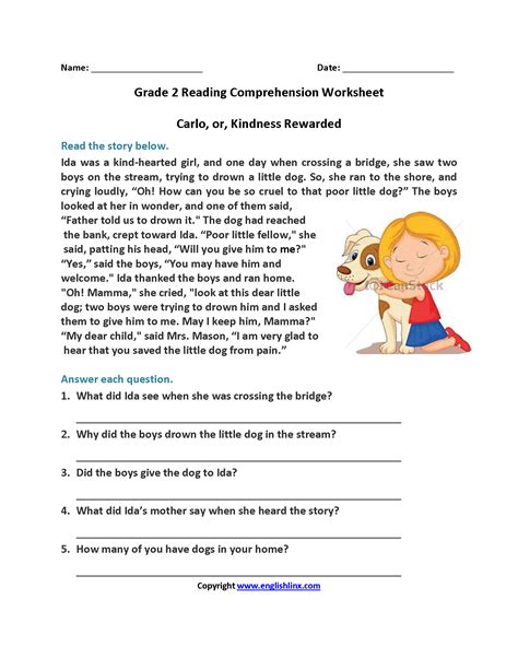 Englishlinx Com Reading Worksheets Easy Reading Worksheet 2nd Grade - Easy Reading Worksheet 2nd Grade