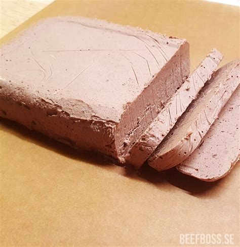 enkelt  anvisning  vid leverpastej