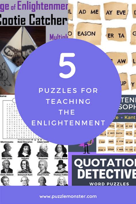 Enlightenment Philosophers For Kids Logic Puzzles And Brain Age Of Enlightenment Worksheet - Age Of Enlightenment Worksheet