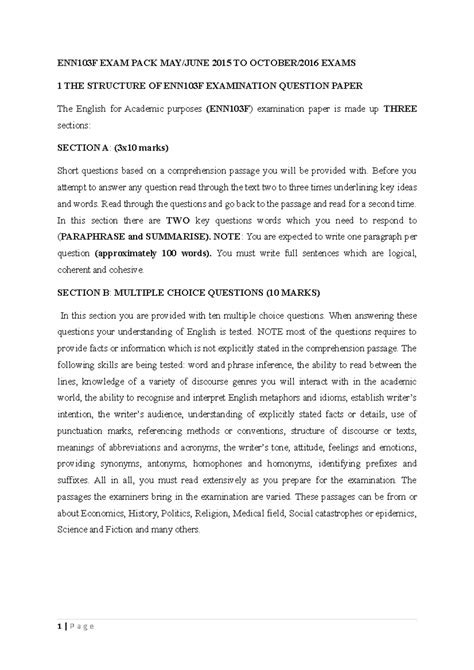 enn103f unisa exam