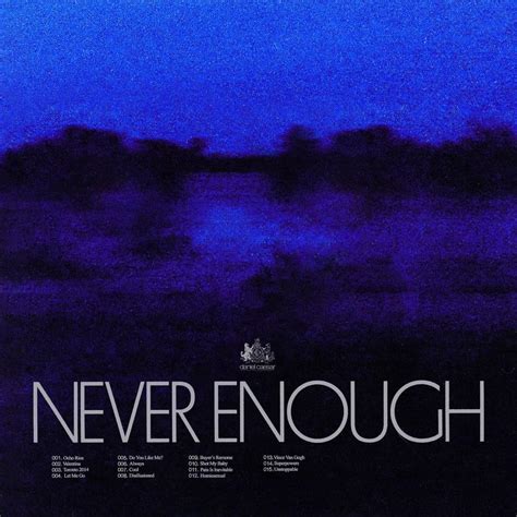 enough is never enough