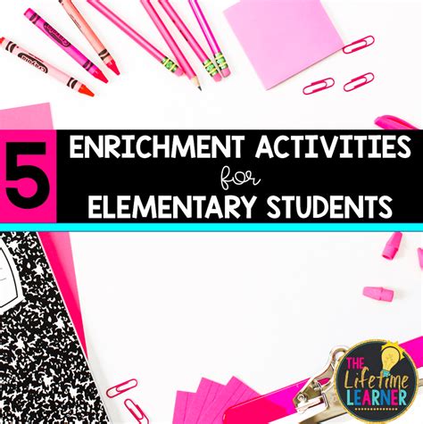 Enrichment Activities For Elementary Students Achance2talk Com Kindergarten Enrichment Activities - Kindergarten Enrichment Activities