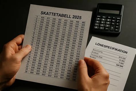 enskede skattetabell