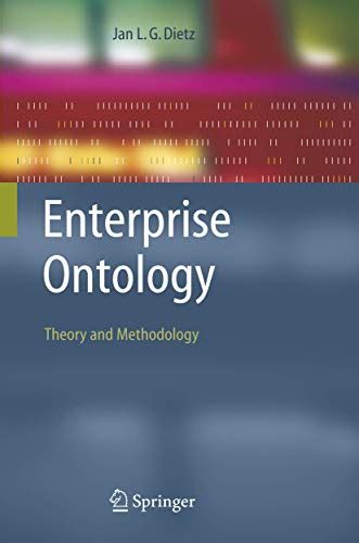 enterprise ontology theory and methodology