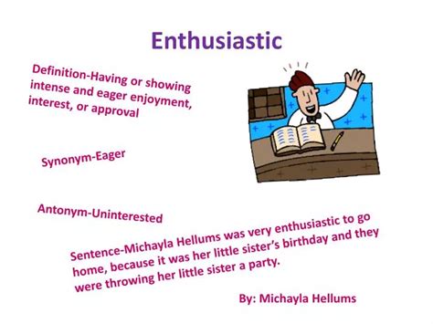 enthusiastic meaning