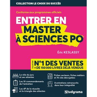 entrer en master a sciences po
