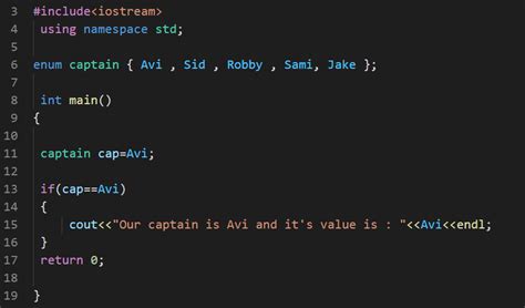 Enum In C