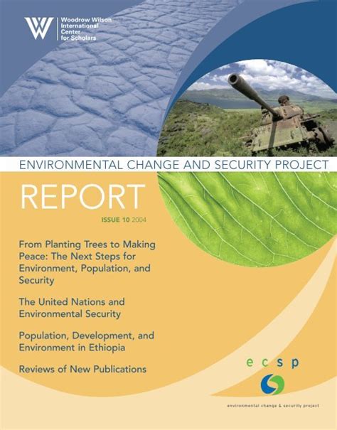 environmental change and security project report