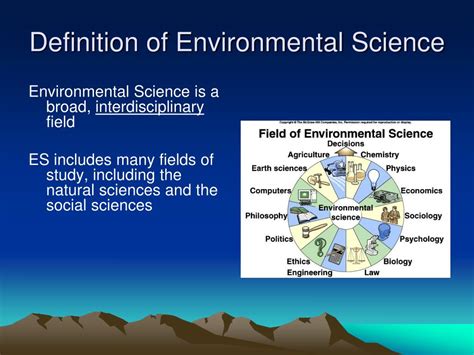 Environmental Science Definition