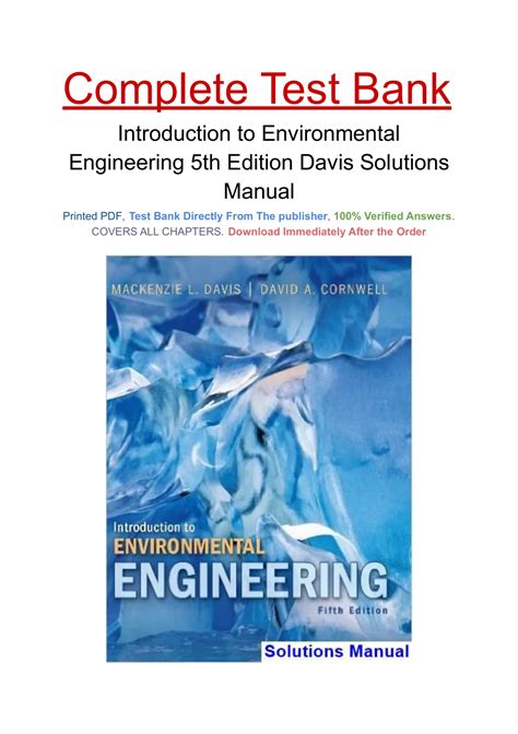 Full Download Environmental Engineering 5Th Edition Pdf Book 