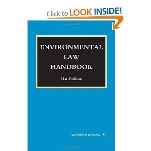 Read Online Environmental Law Handbook 21St Edition 