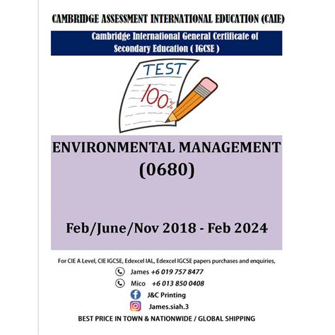 Full Download Environmental Management Igcse Past Papers 