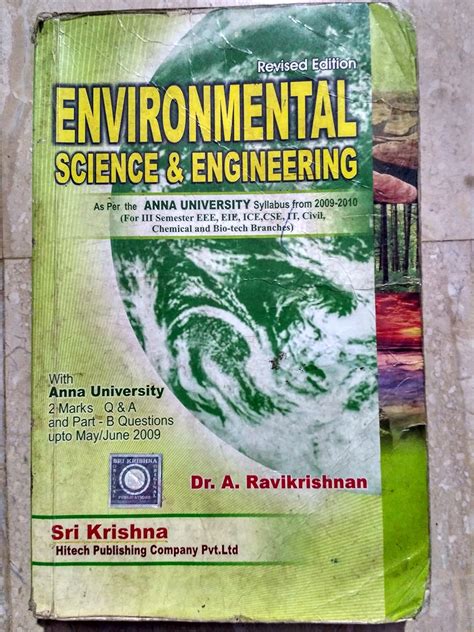 Read Online Environmental Science And Engineering Ravikrishnan 