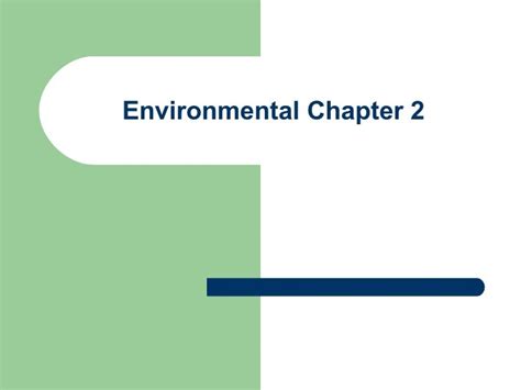 Read Online Environmental Science Chapter 2 