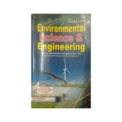Read Online Environmental Science Engineering Ravi Krishnan 