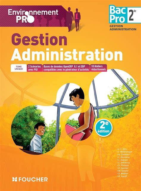 environnement pro gestion administration 2de bac