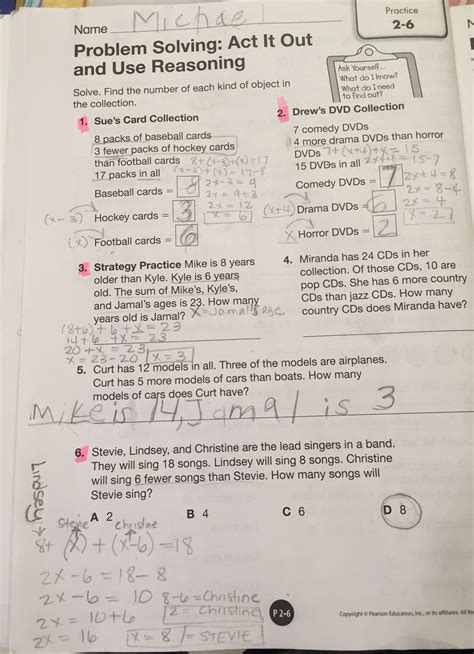 Envision Math Answer Key