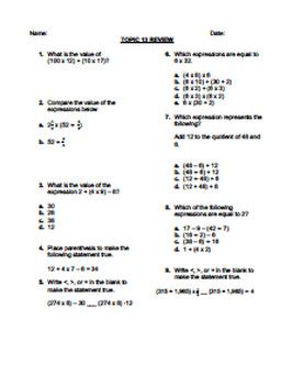 Download Envision Math 5 Topic 13 Test Answers 