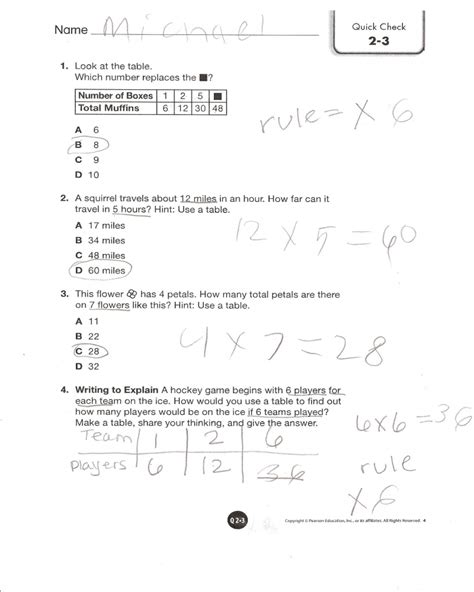 Download Envision Math Grade 3 Practice Tests 