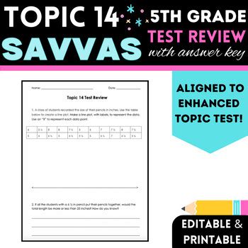 Full Download Envision Math Topic 14 5 Test Answers 