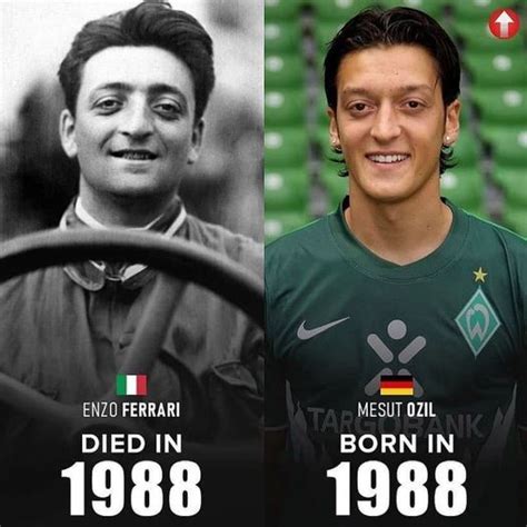 enzo ferrari and mesut ozil