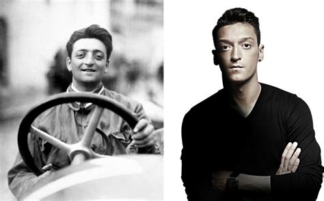 enzo ferrari person and mesut ozil