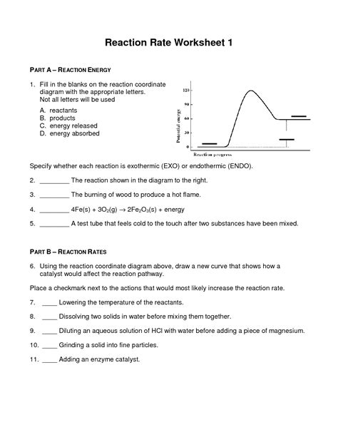 Enzyme Reaction Rates Worksheet Excelguider Com Chemical Reactions And Enzymes Worksheet - Chemical Reactions And Enzymes Worksheet