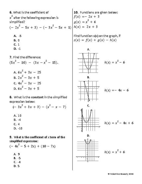 eoc questions about factoring