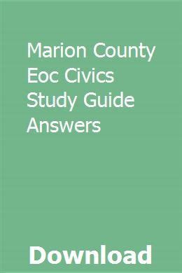 Read Online Eoc Study Guide Marion County 