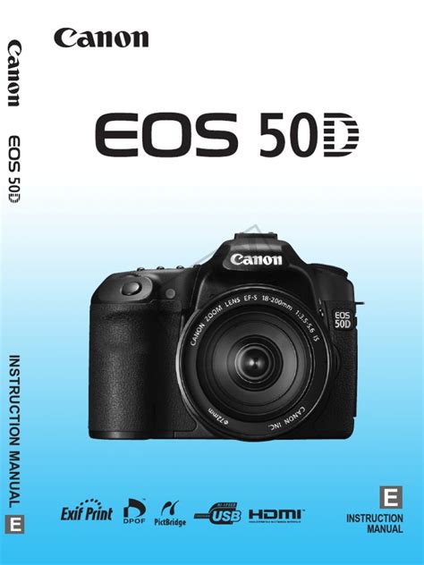 Read Online Eos 50D Users Guide Ebook 