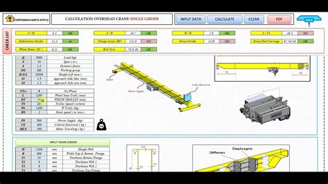 Eot Crane Design Calculation Software