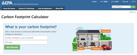 Epa Carbon Footprint Calculator Carbon Footprint Worksheet - Carbon Footprint Worksheet
