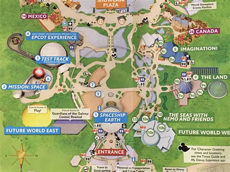 epcot florida map