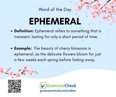 Ephemeral Meaning