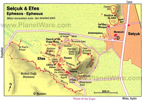 Ephesus Turkey Map