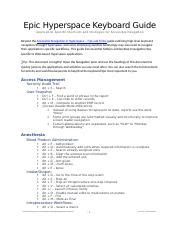 Epic Hyperspace Shortcuts