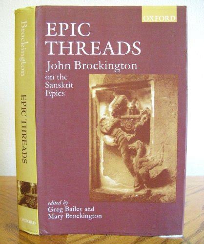 epic threads john brockington on the sanskrit epic
