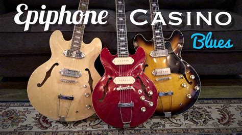 epiphone casino blues