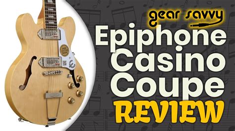 epiphone casino coupe review youtube