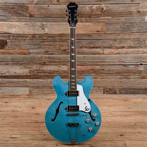 epiphone casino worn blue